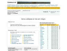Tablet Screenshot of kommun.se